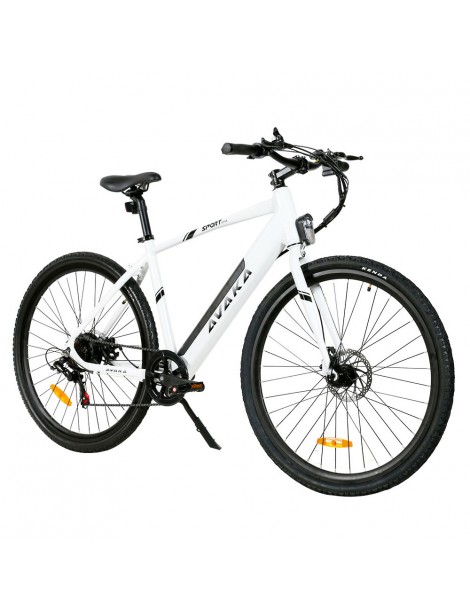 Bicicletta elettrica AVAKA R3 motore 36V 350W batteria 12 5Ah velocità massima 32km/h autonomia 70km - Bianco Lightning offer