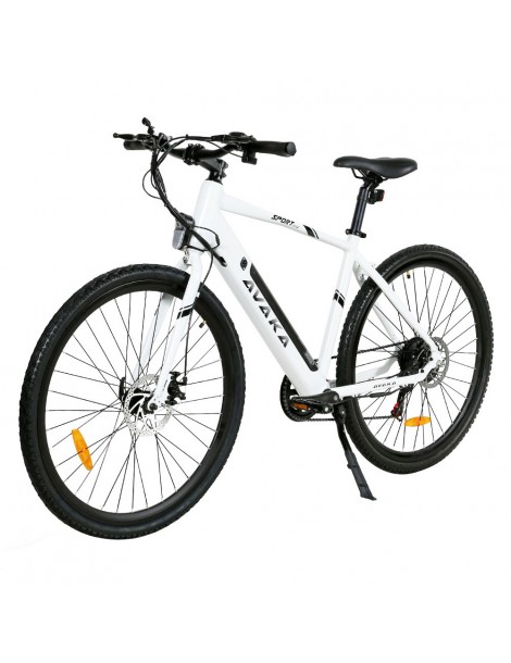Bicicletta elettrica AVAKA R3 motore 36V 350W batteria 12 5Ah velocità massima 32km/h autonomia 70km - Bianco Lightning offer