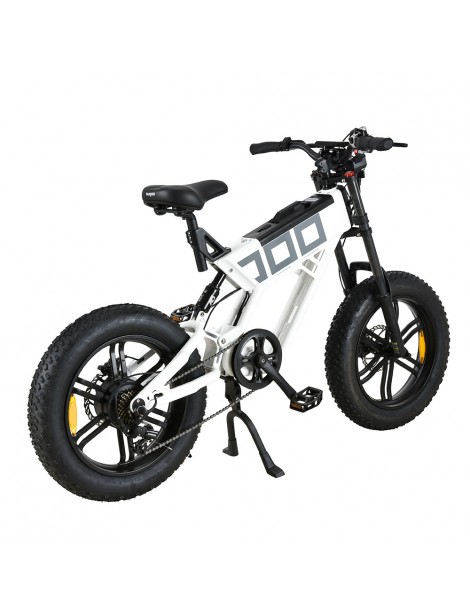 KUGOO T01 20*4.0 Pollici Pneumatici Bicicletta elettrica Motore 48V 500W Batteria 13Ah Velocità Massima 38km/h - Bianco Bestseller