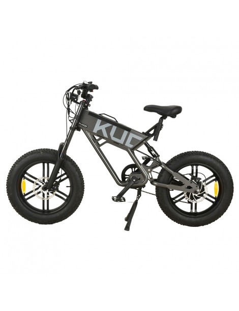 KUGOO T01 20*4.0 Pollici Pneumatici Bicicletta elettrica Motore 48V 500W Batteria 13Ah Velocità Massima 38km/h - Grigio Offerte stagionali