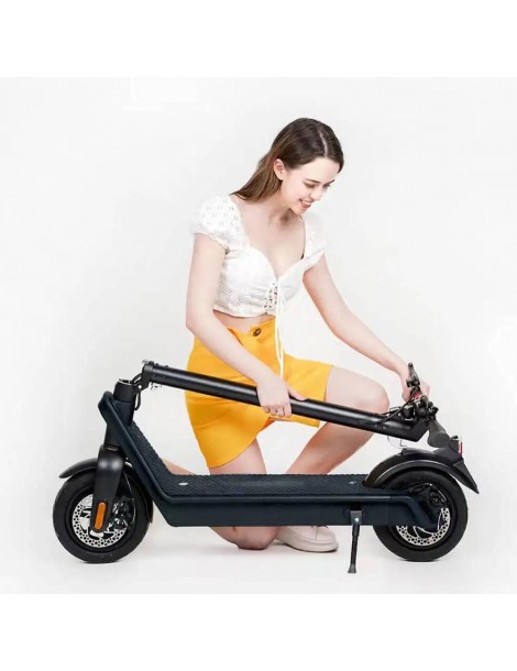 AOVO X9 Plus 10'' Pneumatico Antideflagrante Scooter Elettrico Pieghevole 36V Motore Nominale 500W Batteria 36V 15.6Ah - Nero Offerte speciali