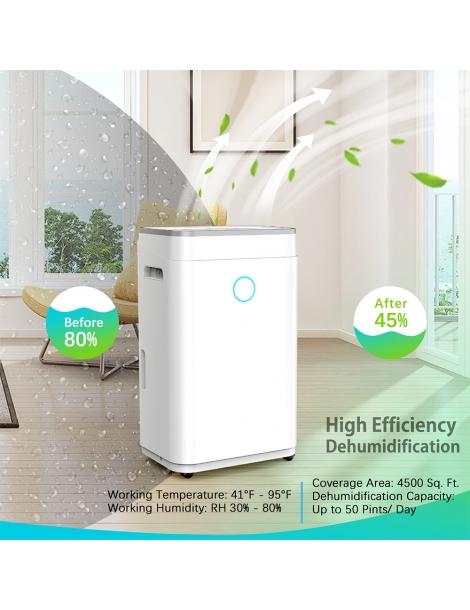 LUKO OL20-D030A Deumidificatore portatile per la casa capacità di deumidificazione di 20L Fino al 50% di sconto