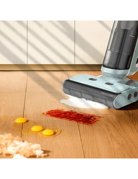 Proscenic WashVac F20 Aspirapolvere a secco senza filo autopulente aspirazione 15KPa - Blu Fino al 65% di sconto