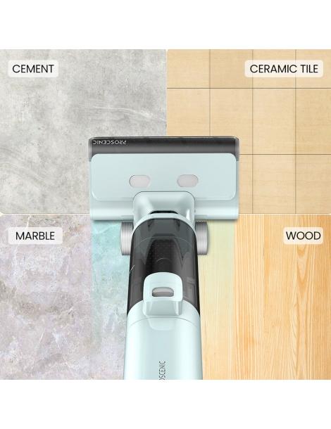 Proscenic WashVac F20 Aspirapolvere a secco senza filo autopulente aspirazione 15KPa - Blu Fino al 65% di sconto