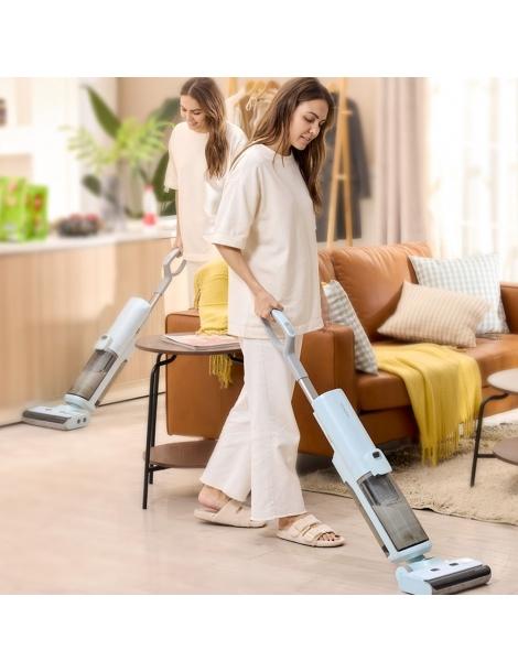 Proscenic WashVac F20 Aspirapolvere a secco senza filo autopulente aspirazione 15KPa - Blu Fino al 65% di sconto
