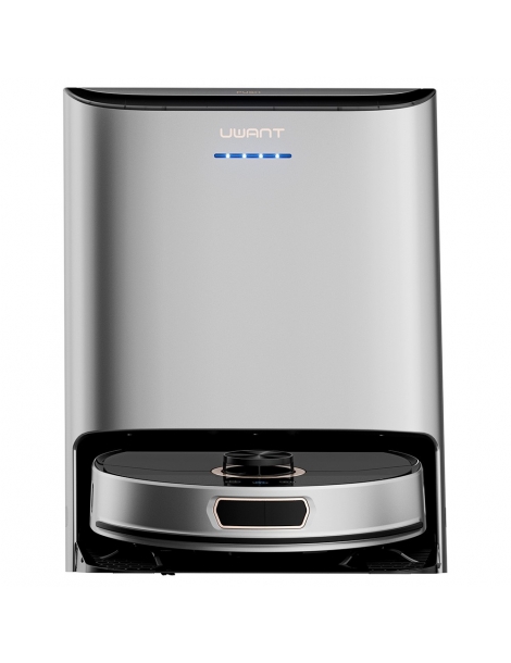 UWANT U200 5000Pa Robot aspirapolvere auto-asciugatura auto-pulizia auto-svuotamento serbatoio dell'acqua da 4L - Grigio Sostegno trimestrale