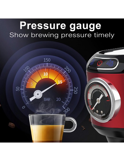 Sonifer SF3558 1450W Caffettiera elettrica per caffè espresso pompa a 15 bar cappuccinatore con schiuma di latte Qualità Garantita