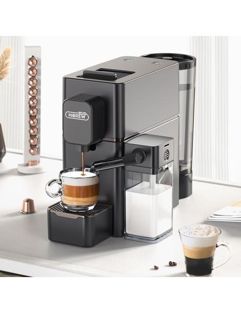 HiBREW H15 Nes Macchina da caffè a capsule estrazione ad alta pressione 20 bar serbatoio del latte rimovibile - Nero Acquista Ora