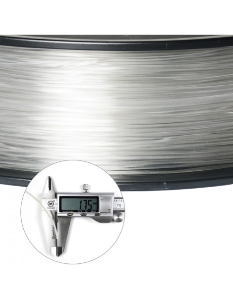 Filamento PLA Geeetech per stampante 3D precisione dimensionale 1 75 mm /- 0 03 mm Bobina da 1 kg (2 2 libbre) - Trasparente Online