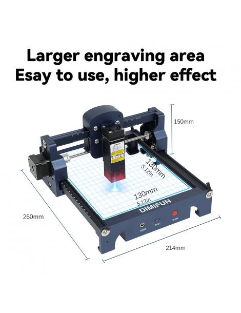 DIMIFUN D9 A45 Macchina portatile per incisione laser da 4 5 W protezione degli occhi velocità di 10000 mm/min I Più Venduti