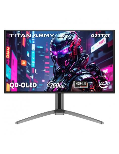 TITAN ARMY G27T8T Monitor da gioco piatto 26 5 pollici 16:9 QD OLED QHD 360Hz 2K HDR 400 0 03ms GTG Negozio online di fabbrica