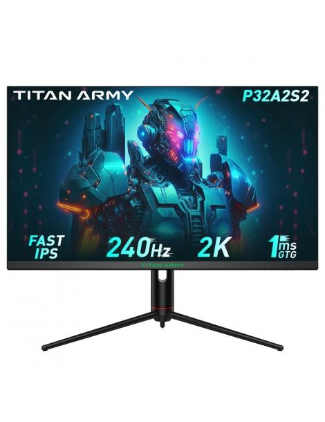 TITAN ARMY P32A2S2 Monitor da gioco piatto 32 pollici 2K QHD 240Hz HDR400 1ms GTG Risposta rapida Comprare a buon mercato