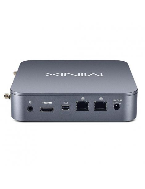 MINIX J51-C8 Max Mini PC in alluminio Windows 11 Pro 8GB DDR4 512GB M.2 PCIe NVMe SSD WiFi 6 - Grigio metallizzato Grande vendita