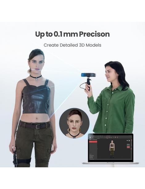 Revopoint RANGE 2 Scanner 3D precisione 0 1 mm risoluzione 2MP velocità di scansione fino a 16 fps Flash Sale