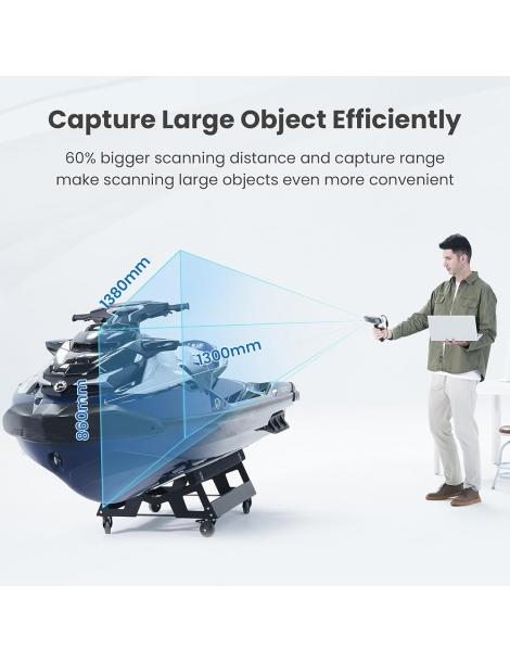 Revopoint RANGE 2 Scanner 3D precisione 0 1 mm risoluzione 2MP velocità di scansione fino a 16 fps Flash Sale