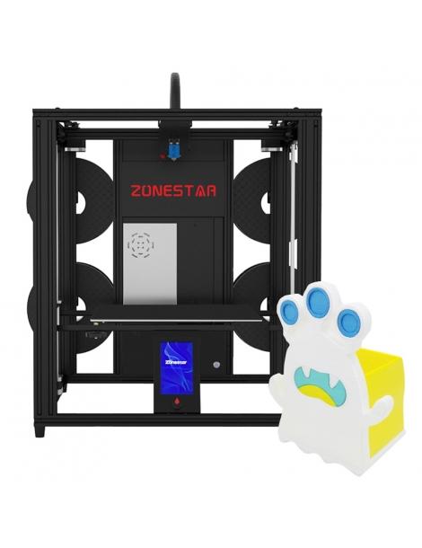 Zonestar Z9V5MK6 Stampante 3D a 4 estrusori 4 in 1 out Color-Mixing livellamento automatico scheda madre a 32 bit Cyber Monday