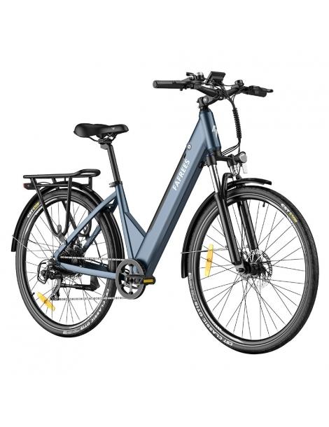 FAFREES F28 Pro Bicicletta elettrica da città Step-Through -Blu Offerta per la Festa della Mamma