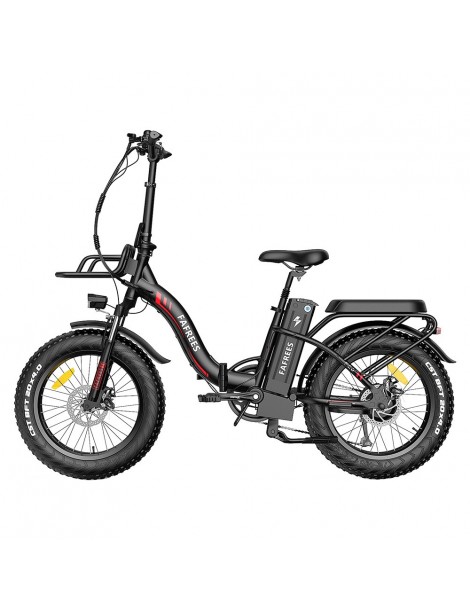 FAFREES F20 Max 20*4.0 Pneumatici Grassi da 20 Pollici Bicicletta Elettrica Pieghevole - Batteria al Litio da 22.5Ah 500W - Nero Vendita calda