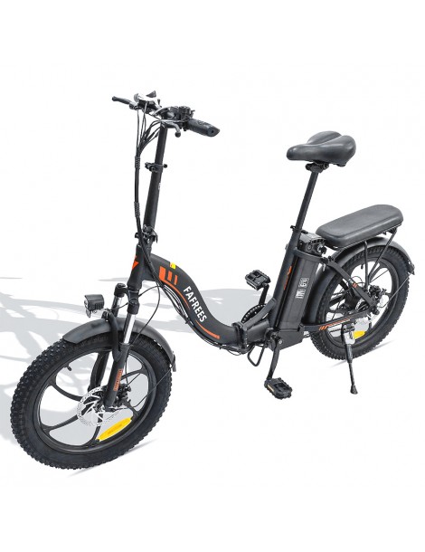FAFREES F20 20" Bicicletta Elettrica da Città Pieghevole 250W Motore Brushless 36V 15AH Batteria al litio - Nero Latest fashion