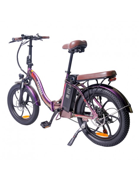 FAFREES F20 Pro 20 pollici Pneumatici Bicicletta Elettrica Pendolare Pieghevole 36V 18Ah Batteria al Litio 250W - Viola Online Outlet