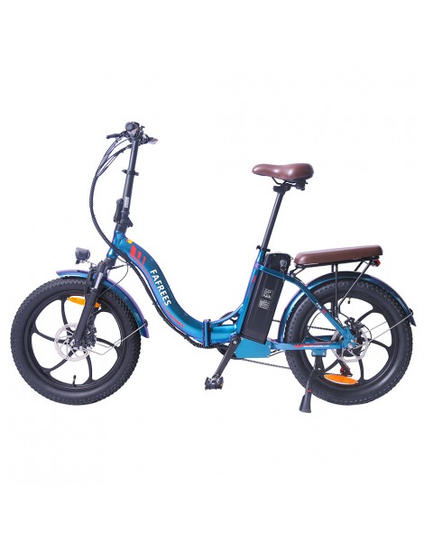 FAFREES F20 Pro 20 pollici Pneumatici Bicicletta Elettrica Pendolare Pieghevole 36V 18Ah Batteria al Litio 250W - Blu Offerta temporanea