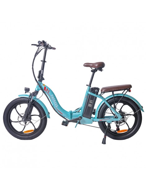 FAFREES F20 Pro 20 pollici Pneumatici Bicicletta Elettrica Pendolare Pieghevole 36V 18Ah Batteria al Litio 250W - Azzurro Bestseller