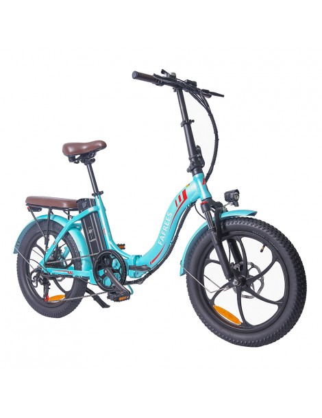 FAFREES F20 Pro 20 pollici Pneumatici Bicicletta Elettrica Pendolare Pieghevole 36V 18Ah Batteria al Litio 250W - Azzurro Bestseller