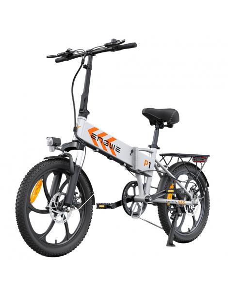 ENGWE P1 Bicicletta elettrica pieghevole pneumatico 20*3 pollici motore 250W batteria 36V 13Ah - Sliver Liquidazione