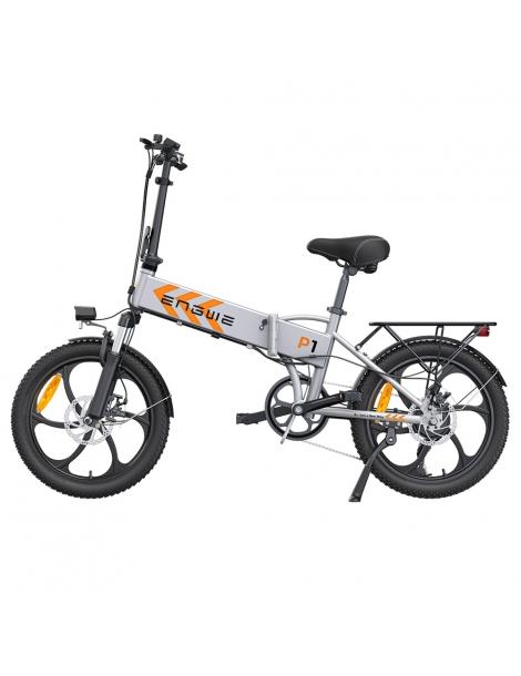 ENGWE P1 Bicicletta elettrica pieghevole pneumatico 20*3 pollici motore 250W batteria 36V 13Ah - Sliver Liquidazione