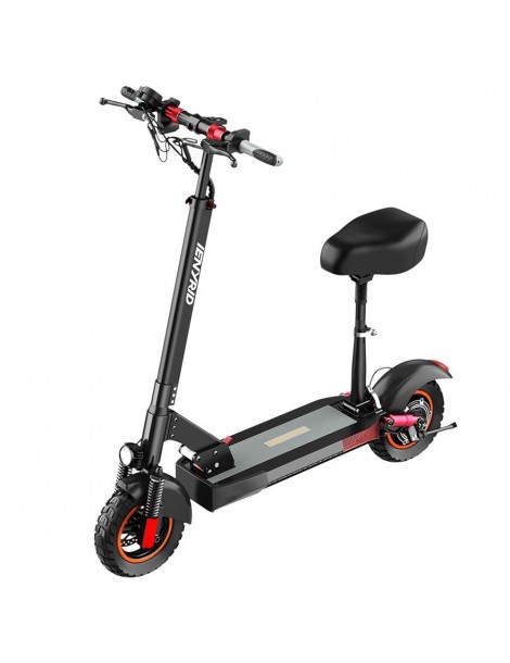 IENYRID M4 Pro S 10 Inch Off-road Tires Scooter elettrico pieghevole con sedile - 48V 500W motore e batteria al litio 16Ah Rilascio limitato