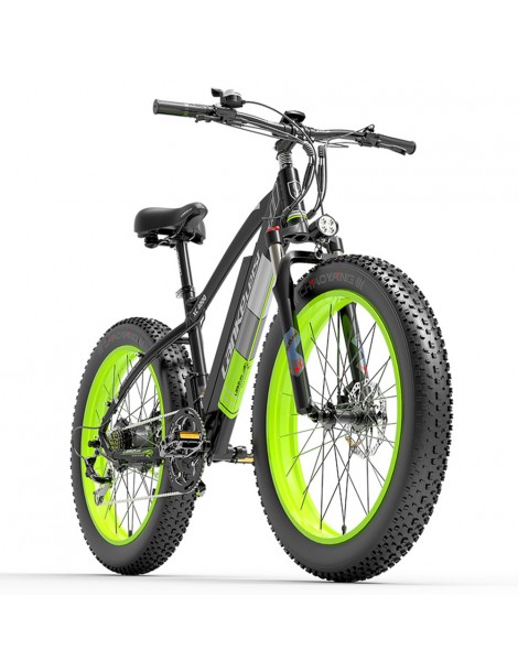 LANKELEISI XC4000 26*4.0 Inch Fat Tires Bicicletta elettrica autonomia massima 120KM velocità massima 40 km/h - motore 1000W Offerta speciale della fabbrica