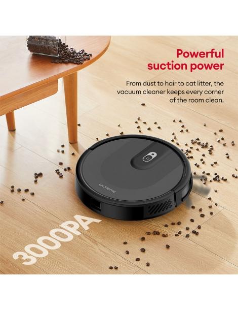 Ultenic D5 Robot Aspirapolvere aspirazione potente 3000Pa 120min Max. Tempo di funzionamento 3 modalità di pulizia - Nero Fino al 55% di sconto