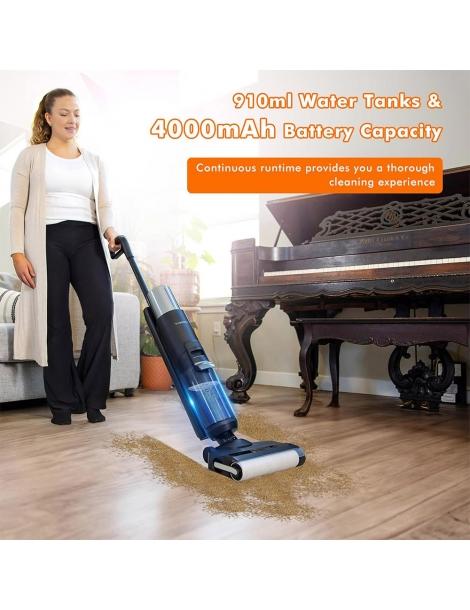 TOSIMA H1 aspirapolvere a secco senza fili batteria agli ioni di litio da 4000mAh 21 9V serbatoio dell'acqua da 910ml Solo un giorno rimasto