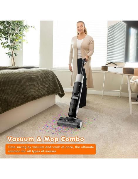 TOSIMA H1 aspirapolvere a secco senza fili batteria agli ioni di litio da 4000mAh 21 9V serbatoio dell'acqua da 910ml Solo un giorno rimasto