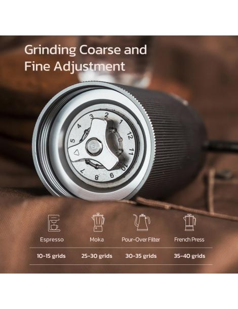 HiBREW G4A Macinacaffè manuale portatile nucleo da 36 mm Promozione