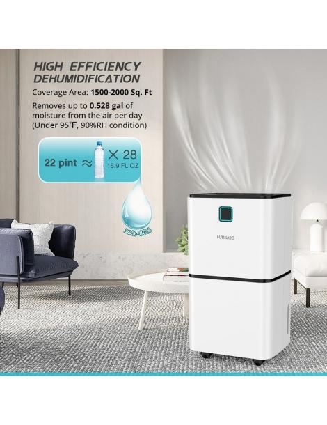 LUKO OL12-BD023F Deumidificatore portatile capacità di deumidificazione 12L Consegna Veloce