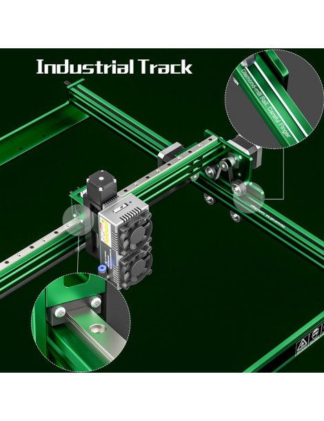 NEJE Max 4 E80 Taglierina con incisore laser potenza ottica 24W messa a fuoco fissa assistenza pneumatica automatica Hotsell