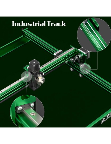Taglierina con incisore laser NEJE Max 4 E80 potenza ottica 24W messa a fuoco fissa assistenza pneumatica automatica Vendita Economica