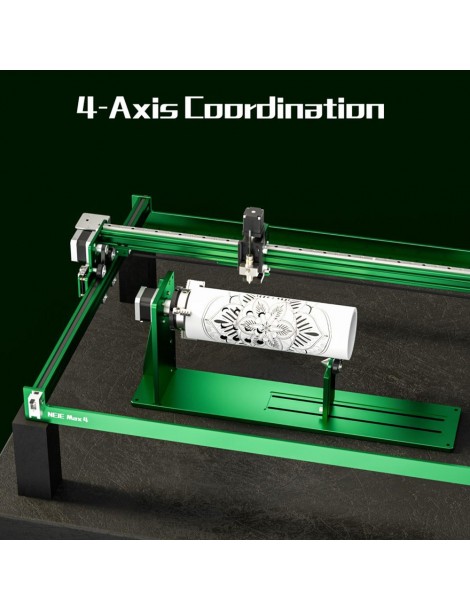 Taglierina con incisore laser NEJE Max 4 E80 potenza ottica 24W messa a fuoco fissa assistenza pneumatica automatica Vendita Economica