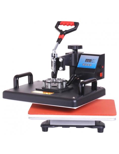 SHUOHAO 8 in 1 macchina di stampa a caldo combinata macchina di trasferimento di calore 2D per tappo tazza piastra T-shirt Offerta Giorno del Papà