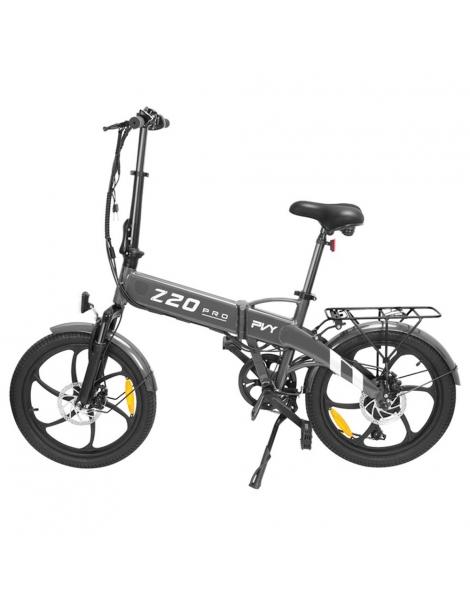 PVY Z20 Pro 20*2.3 pollici bicicletta elettrica pieghevole motore mozzo 500W batteria 10.4Ah 25 km/h 80-100km - Grigio Vendita calda