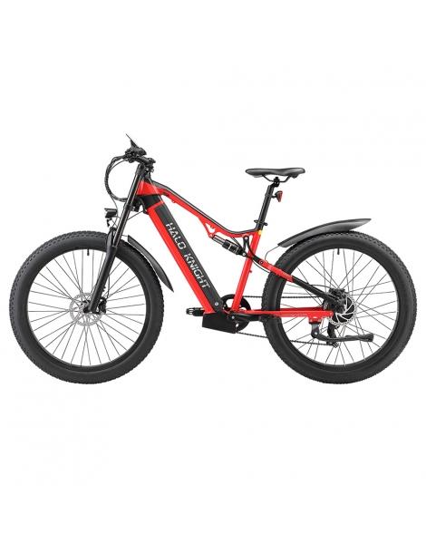 Halo Knight H03 MTB Bicicletta elettrica motore 1000W batteria 48V 19.2Ah pneumatico 27.5*3.0 pollici - Rosso Online Outlet