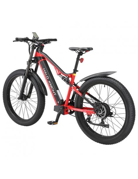 Halo Knight H03 MTB Bicicletta elettrica motore 1000W batteria 48V 19.2Ah pneumatico 27.5*3.0 pollici - Rosso Online Outlet