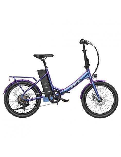 Fafrees F20 Lasting Bici Elettrica Pieghevole Motore 250W Batteria 36V 18.2Ah Pneumatici 20*1.95'' - Aurora Blue Liquidazione