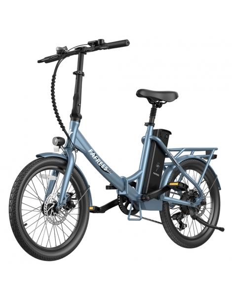 Fafrees F20 Lasting Bici Elettrica Pieghevole Motore 250W Batteria 36V 18.2Ah Pneumatici 20*1.95'' - Blu Haze Comprane uno, ottenene uno gratis