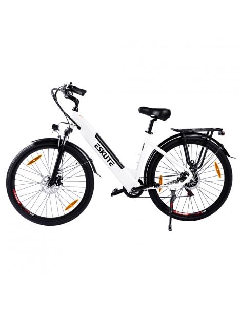 ESKUTE ES-28-SDXK Bicicletta elettrica motore da 250W batteria da 36V 20Ah pneumatici da 28*1.75 pollici - Bianco Prezzo basso