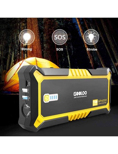 GOOLOO GP4000 avviatore di emergenza per auto con picco di 4000A Ultimo giorno