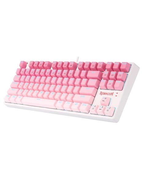 K576W-GP DAKSA TKL Tastiera meccanica cablata 87 tasti Gradient PBT Keycap Red Switch - Rosa Black Friday Prezzi