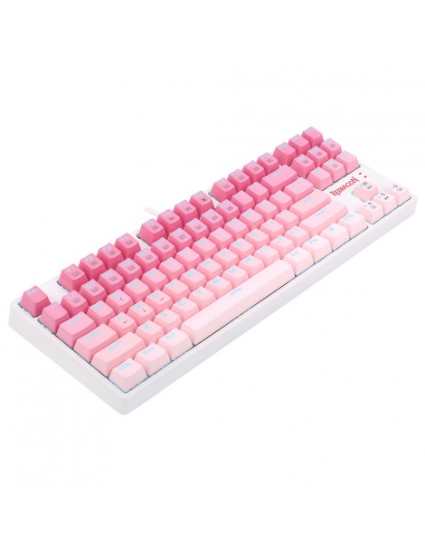 K576W-GP DAKSA TKL Tastiera meccanica cablata 87 tasti Gradient PBT Keycap Red Switch - Rosa Black Friday Prezzi