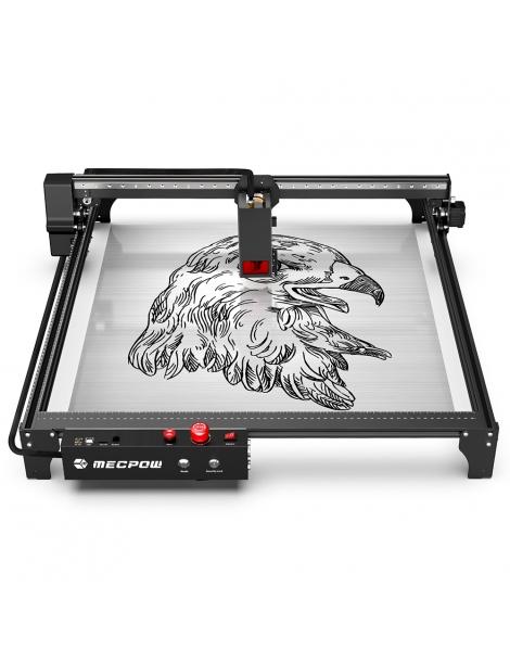 Mecpow X5 22W Macchina per incisione laser area di incisione 600x600mm spot laser con assistenza pneumatica automatica Duty-free